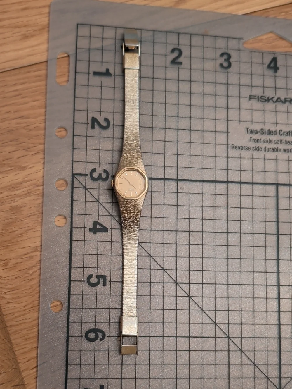Seiko Gold Tone Ladies Watch with Octagonal Bezel